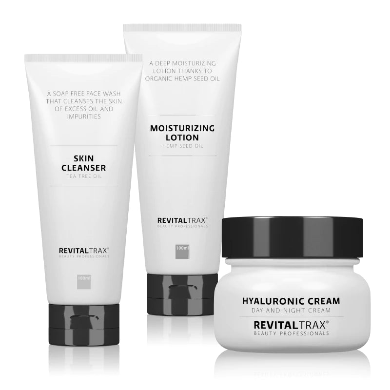 Skin Cleanser + Lotion + Hyaluronic Cream