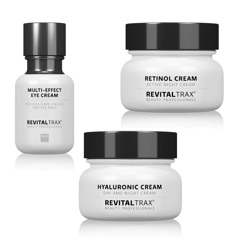 Hyaluronic Cream + Retinol Cream + Eye Cream